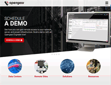 Tablet Screenshot of opengear.com